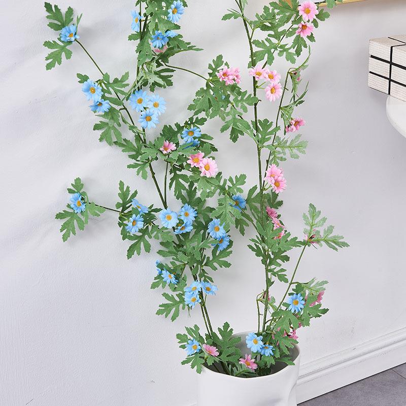 花藤假花藤条雏菊空调管道电线美化缠绕室内花条藤蔓装饰遮挡