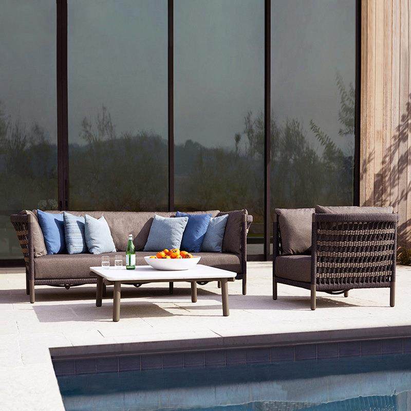 无品牌/户外藤民编沙发古典家具宿室露天外庭花园桌椅圆形院组合