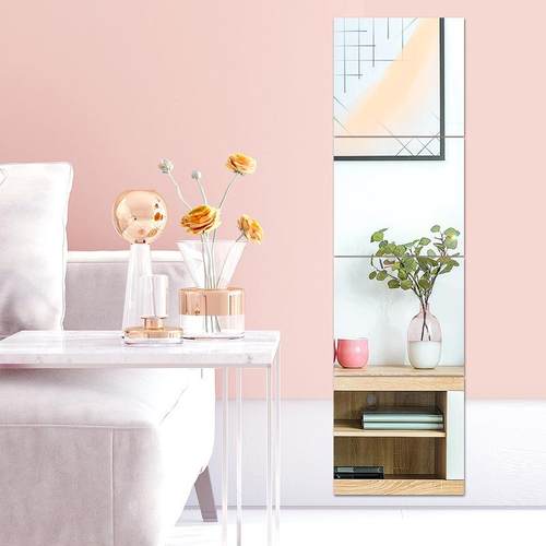 镜子无框四片拼接穿衣镜现代简约卫生间化妆镜潍坊工厂