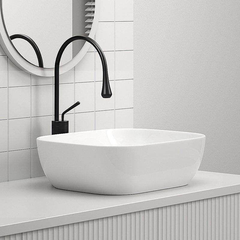 现代简约台盆彩色台上盆家用台面单洗手盆陶瓷洗脸盆圆形小阳台盆