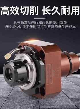 M348T动力刀复塔刀座控车铣合中心B动力头X径向Z轴向0度90度数刀