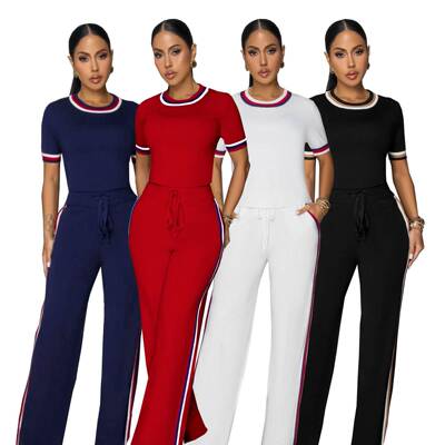 Two Tw825 Fashionable Summer Women Patchwork Colorblock