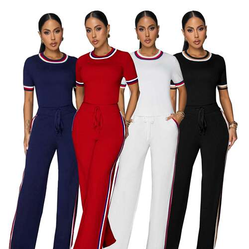 Two Tw825 Fashionable Summer Women Patchwork Colorblock