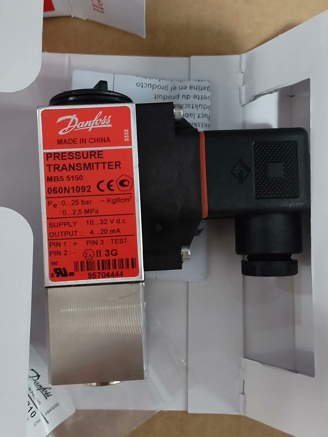 丹佛斯压力传感器060N1092全新原装现货议价