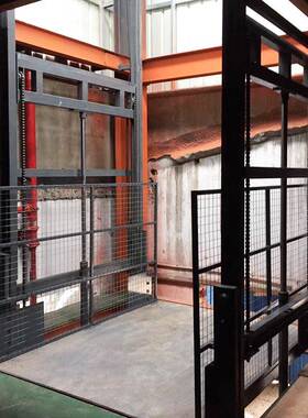 导轨式升降降机大苏州厂家厂房仓库位STV固定液压导吨轨式升机