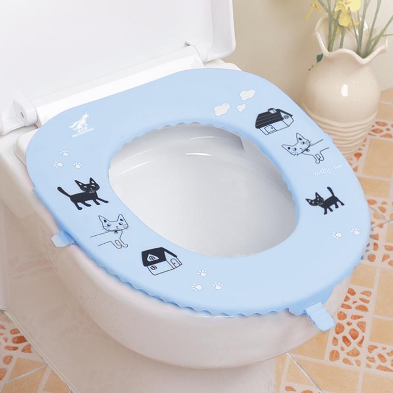硅胶防水马桶坐垫家用马桶垫易清洗旅行便携四季通用坐便垫