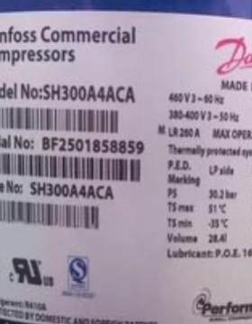 开利压缩机SH300A4ACA SH300A4ACB SH300A4ACC中央空调制冷25匹