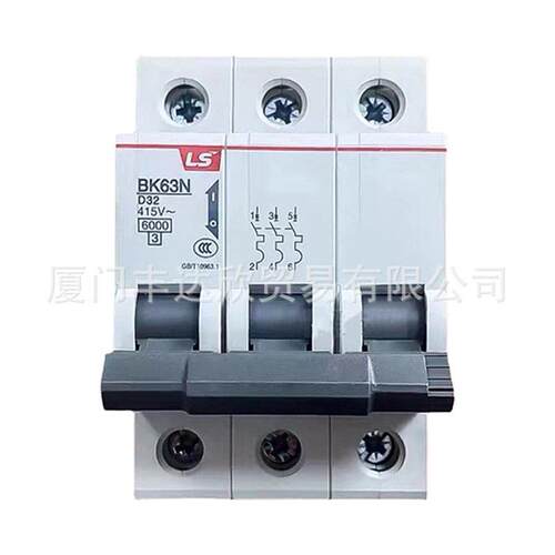 韩国LG/LS产电微型断路器BK63N系列3PC20A/C25A/32A/40A/50A/63A
