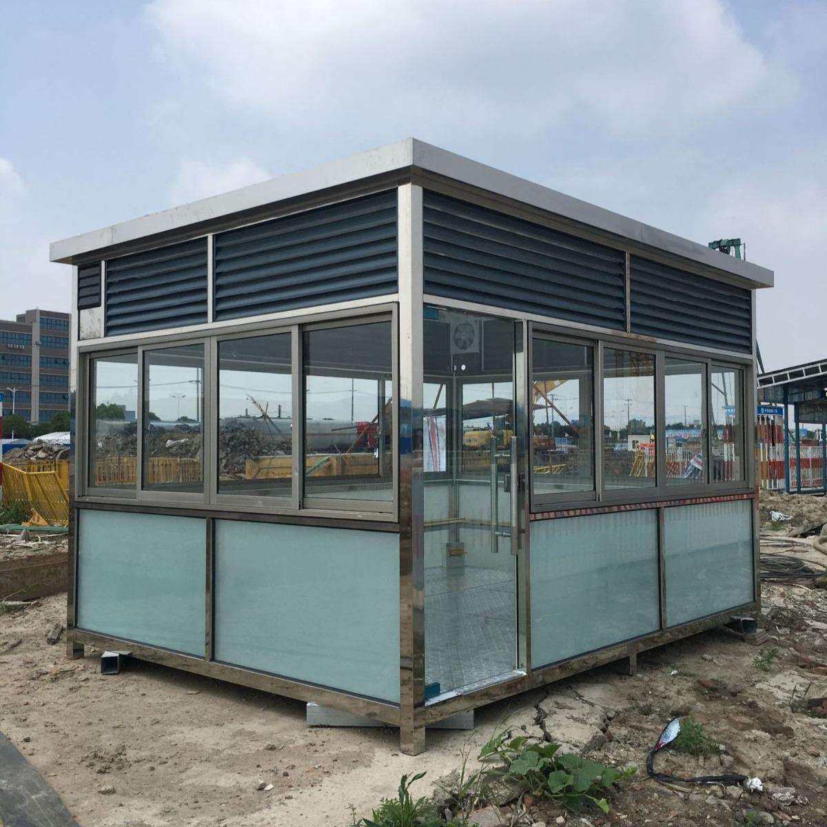 厂家吸烟亭 厂区吸烟亭吸烟室吸烟亭 移动岗亭