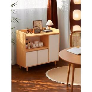 茶水柜置物柜家用靠墙边柜客厅立柜收纳架小柜子储物柜矮柜餐边柜