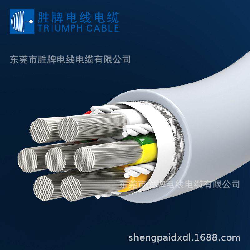 柔拖链屏蔽线2464*26AWG*16芯电缆伺服电机编码动力线UL认证