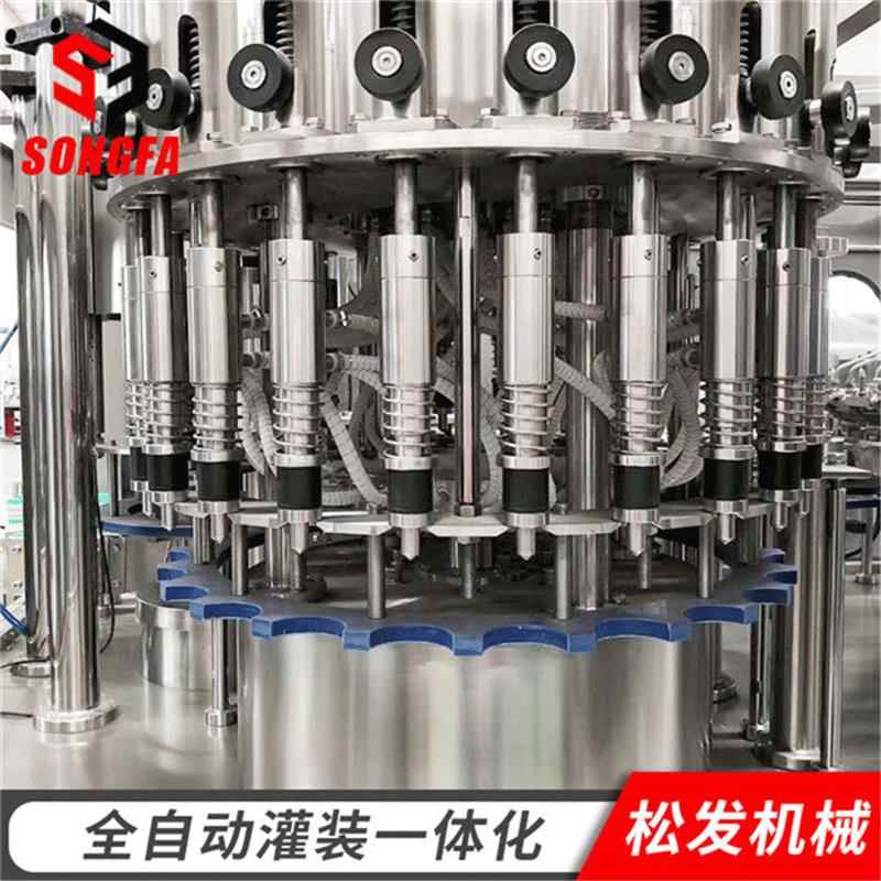 中小型果汁饮料机械 全自动含气饮料生产线 瓶装纯净水灌装设
