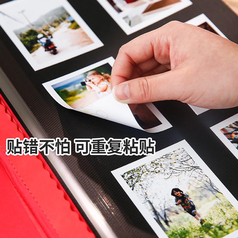A4情侣相册本纪念册diy手工自粘贴式覆膜家庭大容量照片收纳影集