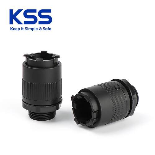 KSS尼龙浪管 快接头PAQ系列直插式快速接头波纹管接头 PG牙规 KSS