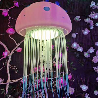 led光七彩水母造型灯外防ADM水亮景观发化灯光节日树上挂件装户饰