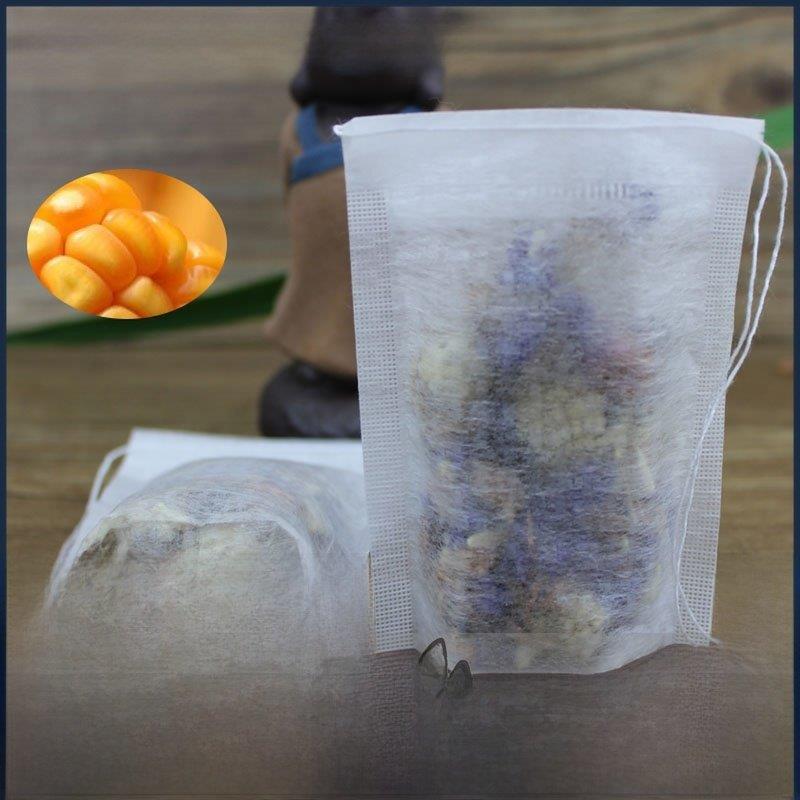 7*9玉米纤维一次性茶包袋咖啡泡袋立体滤袋环保泡茶袋茶叶过滤袋