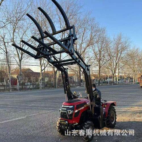 拖拉机改铲车拖拉机前装载机前装后后挖农用拖拉机改装铲车