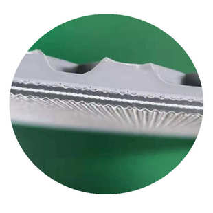 灰色粗防滑菱形木工传送带砂光机格.带菱形输送带耐磨110mm