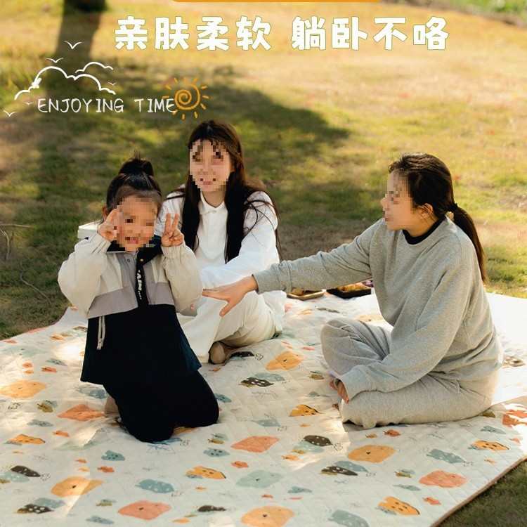 野餐垫防潮垫加厚便携户外露营野营沙滩草地野炊防水垫子帐篷地垫