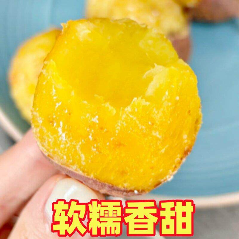 新鲜榴莲蜜薯农家采收蜜香浓郁蒸煮烤多种吃法