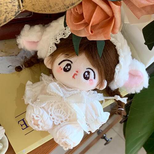 原创棉花娃娃10cm20cm娃衣小羊睡衣玩偶服衣服百搭可爱无属性换装