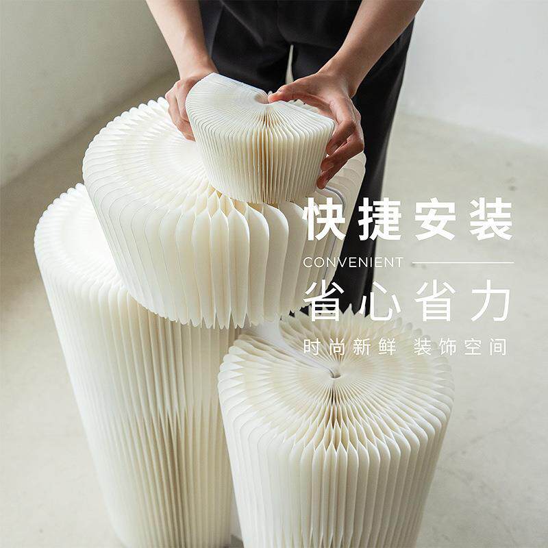 十会纸展台展示架层陈列折叠多中岛展办880公家八用圆柱台面可折