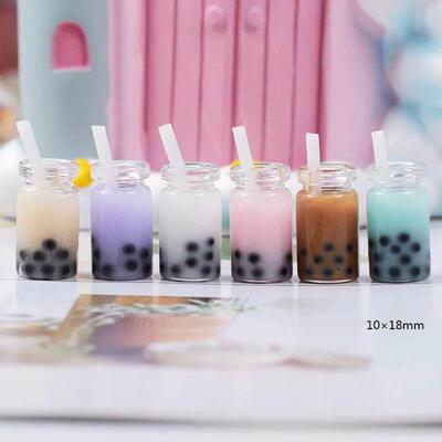 Boxi Resin Boba Slime Kit Bubble Tea Charms Additives Suppli