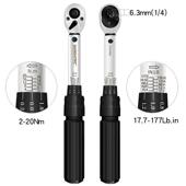 21pcs工业51矩级2 20Nm双刻度可行调扭力扭扳手力矩自车