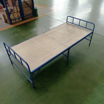 1.95*0.9*0.62应急木板折叠床便携式救灾两折床户外休息二折床