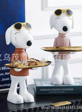 厂家货源现代比家居亚收马逊MKSZ-082史卢眼狗镜造型狗狗纳树脂工