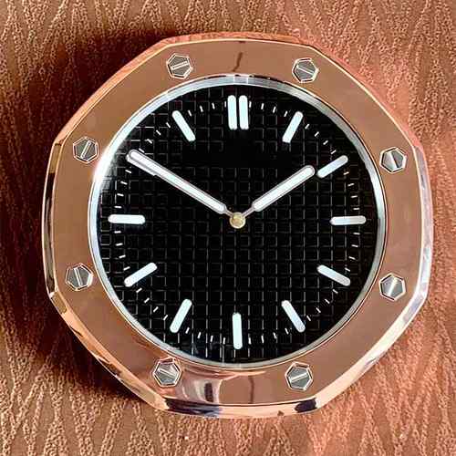 轻奢金色挂钟简约时尚客厅装饰个性创意钟表石英时钟挂墙家用挂表