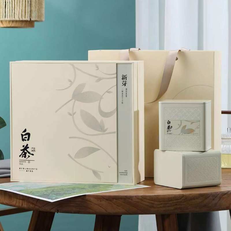 2024新款高档安吉白茶包装盒空礼盒半斤一斤茶叶礼盒装空盒定制