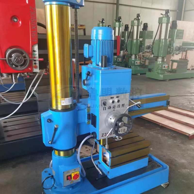鲁盟供应 z3032x10摇臂钻床 自动进刀型 z3032摇臂钻床 纯铜电机