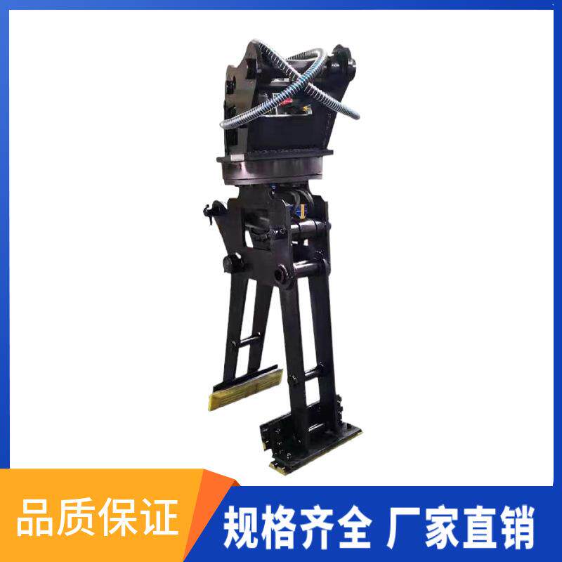 挖掘机液压路沿石夹具全自动360度旋转大型石材挖机夹子