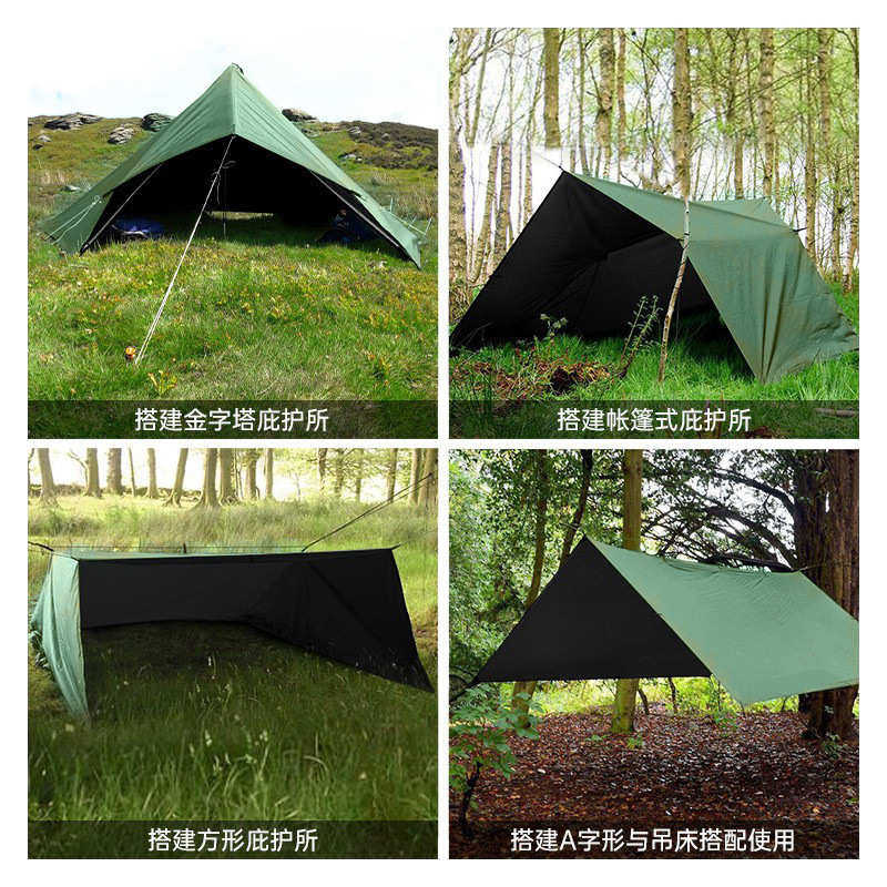 19多挂点黑胶天幕户外BC露营多功能方形防雨防晒庇护所野外涂银by,户外/登山/野营/旅行用品,天幕,淘宝优惠券,粉丝福利购,淘宝优惠卷
