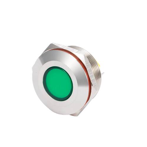 丰奕25mmLED防水金属工作中指示灯小型电源发光二极管面板信号灯