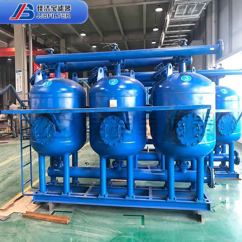 国产PLC控制柜4罐并需联浅层砂过滤ABA器大流量140th无维护 8DN/0