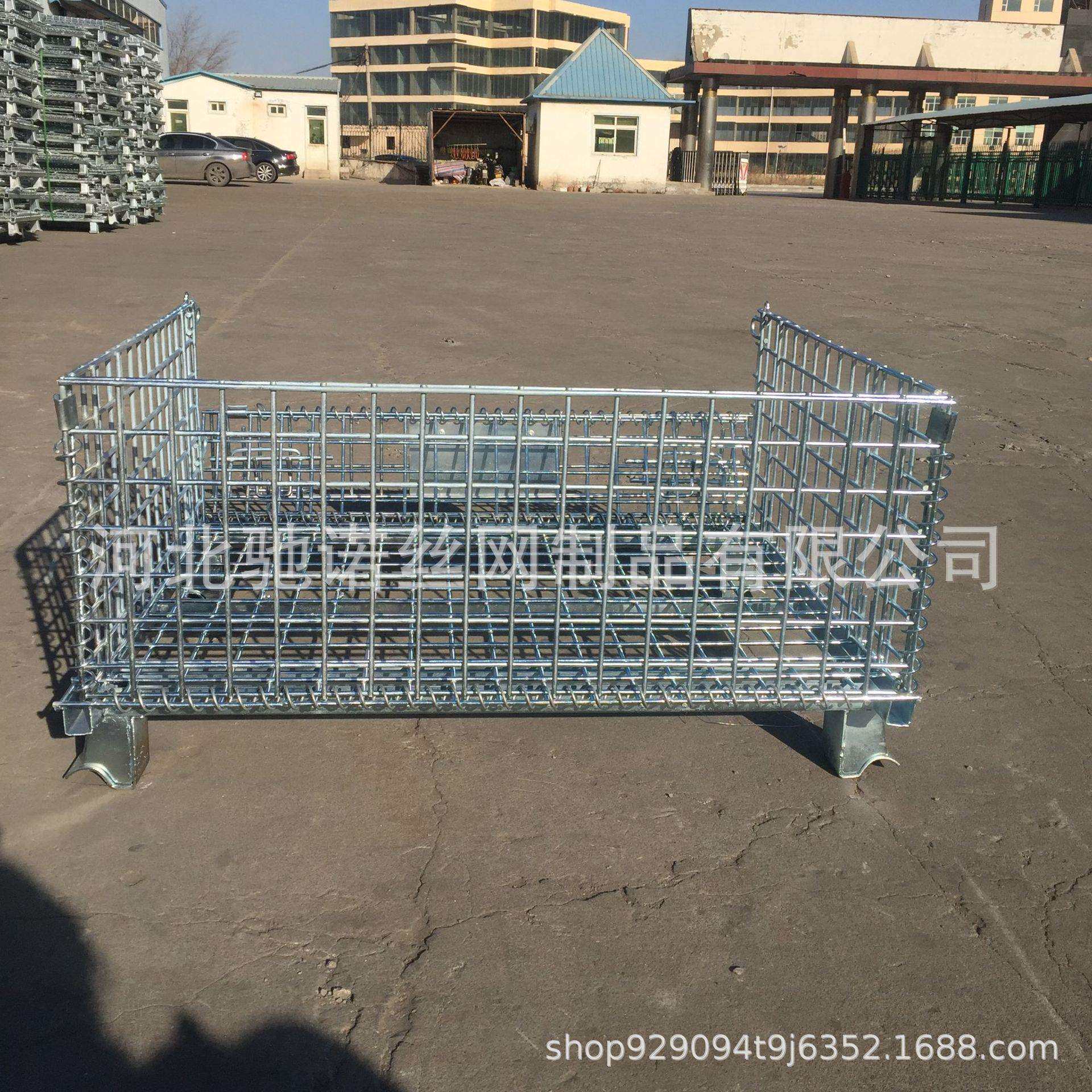 仓储笼周转筐瓶胚笼蝴蝶笼折叠可堆垛机械制造用