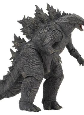 正品真红件莲哥斯拉具2019手办模型Godzilla玩可动机械怪兽之王摆