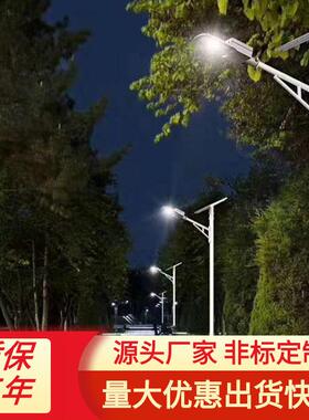 农村户外照明路灯厂家非标厂家高亮led6米60W金豆单头A字臂