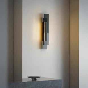 意式极简壁灯卧室床头现代高端设计师光影艺术玻璃过道客厅背景墙