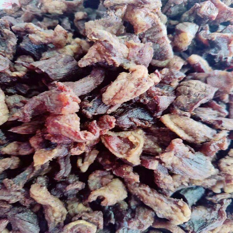新疆包邮做牛肉干 干剔出来的 边角料小块 肥瘦相间肉筋有嚼劲真