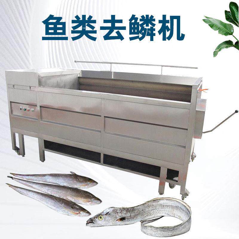 全自动鱼鳞机无损伤鲜鱼去鳞设备不锈钢刀鱼清洗机械鲫鱼刮鳞机