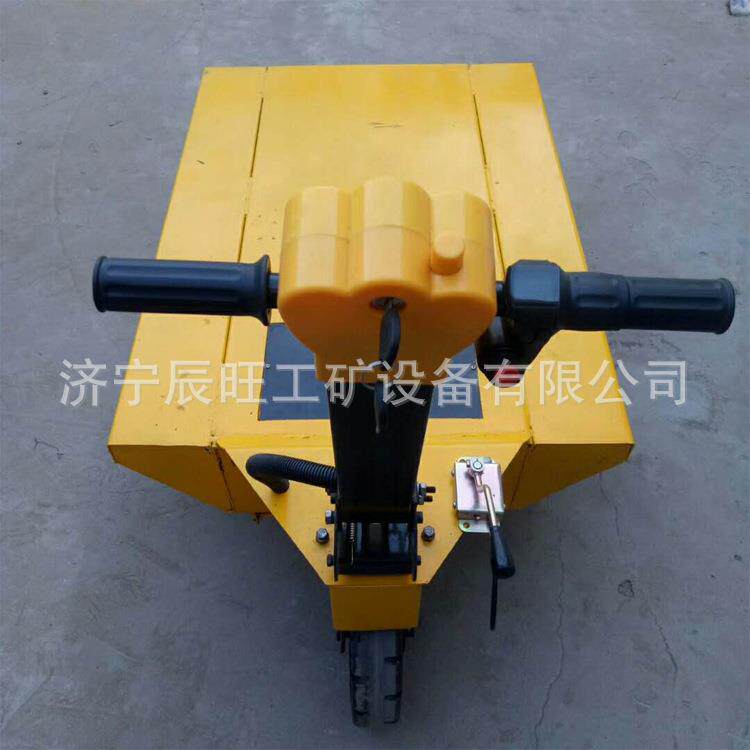 农用小型手推平板车 重型搬运平板手推车 电动灰斗车