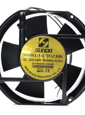 SUNDA SA1725A2HBL AC 220V 0.24A 17251 17厘米散热风扇