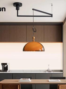 带摇臂餐吊可移位649餐桌灯vin灯tge中古风吧厅台灯法式复古a饭厅