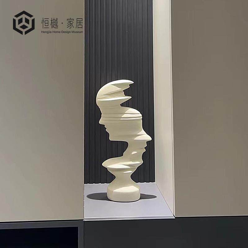 现代简约抽象艺术人物摆件创意客厅电视柜家居雕塑装饰品玄关摆设