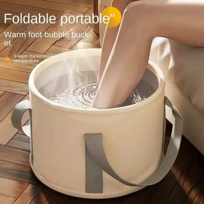 Portable Folding Foot Soak Bath Tub with Heat Preservation -