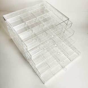 定制展示盒批发亚克收纳盒收纳盒透明力抽屉式文件桌面亚克力透明