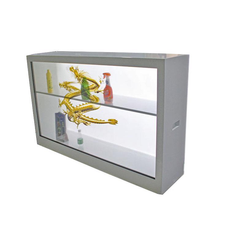 透屏明屏显示器厂家橱寸告机广GZ700透明屏展柜LCD液晶屏透明幕窗